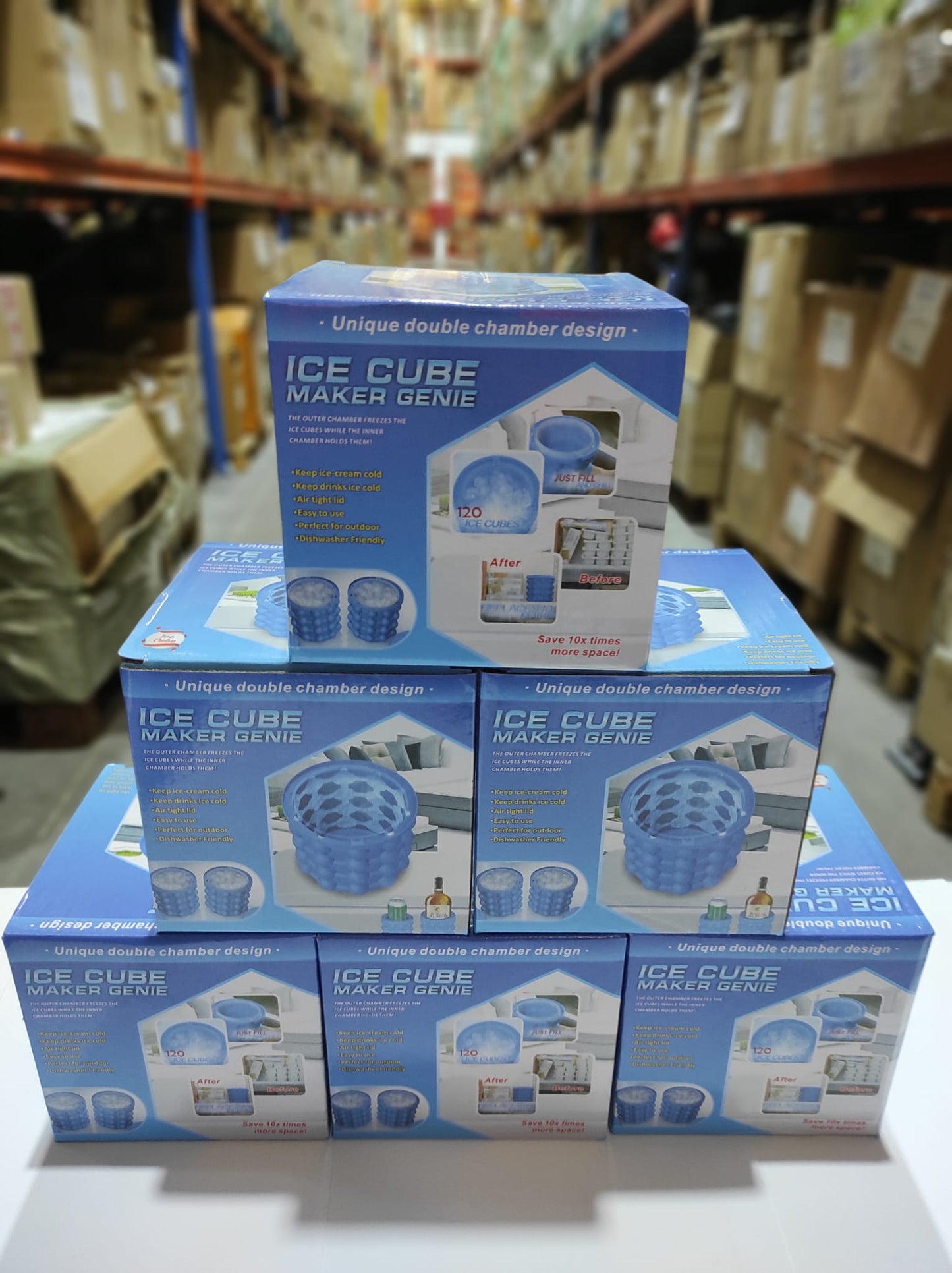 Molde de silicona para hacer cubitos de hielo